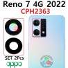Oppo Reno 7 4G 2022 CPH2363 - cristal LENTE de cámara SET 2PCS