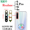 Oppo REALME 6 (RMX2001) / REALME 6 PRO (RMX2061) / REALME 6i (RMX2040 RMX2002) / REALME 6s  - cristal LENTE de cámara