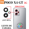Xiaomi Poco X4 GT 5G 2022 22041216G - CRISTAL LENTE DE CAMARA SET 3PCS