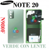 SAMSUNG NOTE 20 N980 N980F - TAPA TRASERA + lente - VERDE