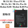 XIAOMI Mi 11i 5G M2012K11G 2021 / POCO F3 5G 2021 M2012K11AG " BM4Y " - BATERÍA COMPATIBLE SIN LOGO
