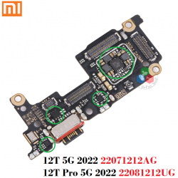 Xiaomi 12T 5G 2022 22071212AG / 12T Pro 5G 2022 22081212UG - SUB PLACA DE CARGA ORIGINAL
