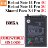 Xiaomi Redmi Note 11 Pro 4G 2022 2201116TG / NOTE 11 Pro 5G / Poco X4 Pro 5G - BM5A - BATERÍA COMPATIBLE SIN LOGO