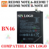 XIAOMI REDMI NOTE 8 / NOTE 8T / NOTE 6 / REDMI 7 / REDMI 8T - BN46 - BATERÍA compatible sin LOGO