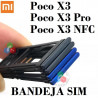 Xiaomi POCO X3 / POCO X3 Pro / POCO X3 NFC - bandeja sim dual + micro sd