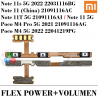 Xiaomi Redmi Note 11s 5G - Note 11 (China) - Note 11T 5G-Note 11 5G- Poco M4 Pro 5G - Poco M4 5G - Flex power + volumen
