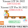Xiaomi 12T 5G 2022 22071212AG / 12T Pro 5G 2022 22081212UG - FLEX POWER ENCENDIDO + VOLUMEN - ORIGINAL
