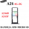 Samsung A24 5G A246B A246 / A24 4G A245F A245 - BANDEJA DUAL SIM + MICRO SD