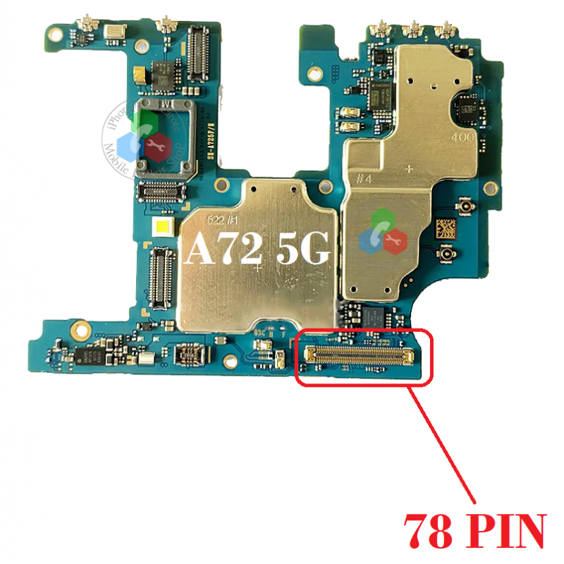 SAMSUNG A12 / A22 / A32 / A52 / A53 5G / A72 / A80 - CONECTOR FPC A PLACA BASE