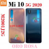 Xiaomi Mi 10 5G 2020 M2001J2G - TAPA TRASERA ORO ROSA COMPATIBLE CON LOGO