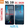 Xiaomi Mi 10 5G 2020 M2001J2G - TAPA TRASERA AZUL COMPATIBLE CON LOGO