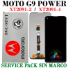 MOTOROLA Moto G9 POWER XT2091-3 / XT2091-4 - PANTALLA SERVICE PACK SIN MARCO