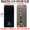 MOTOROLA Moto G9 POWER XT2091-3 / XT2091-4 - PANTALLA COMPATIBLE SIN MARCO
