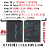 Huawei Mate 10 / Mate 10 Pro / Mate 20 / P20 Pro (CLT-L29) Honor 20 Pro / Honor View 20 (PCT-L29B)  - BATERIA BULK CON LOGO