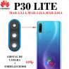 Huawei P30 Lite (MAR-LX1A,MAR-L21A,MAR-L01A) 48 Mpx - CRISTAL lente de CÁMARA + embellecedor