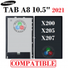 Samsung Tab A8 10.5" 2021 SM-X200 x205 X207 - PANTALLA SIN MARCO COMPATIBLE