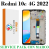 Xiaomi Redmi 10C 4G 2022 220333QAG / 220333QBI / 220333QNY / 220333QL - PANTALLA SERVICE PACK CON marco