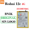 Xiaomi Redmi 12C 4G 2023 22120RN86G - BN5K - BATERIA original sin logo