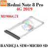 Xiaomi Redmi Note 8 Pro 4G 2019 M1906G7I - bandeja sim + micro sd