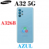 SAMSUNG A32 5G A326B - TAPA TRASERA CON LENTE - AZUL