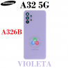 SAMSUNG A32 5G A326B - TAPA TRASERA CON LENTE - VIOLETA