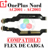 Oneplus Nord, AC2001, AC2003 - Flex de CARGA COMPATIBLE