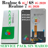 OPPO Realme 6 4G 2020 RMX2001 / 6S 4G 2020 RMX2002 /Realme 7 4G 2020 RMX2155 - PANTALLA SERVICE PACK SIN MARCO