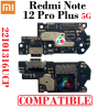 Xiaomi Redmi Note 12 Pro Plus 5G 2022 22101316UCP - Placa de carga + lector SIM - compatible