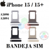 iPhone 15 5G 2023 A3090 / iPhone 15 Plus 5G 2023 A3094 - BANDEJA SIM