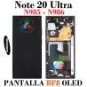 SAMSUNG NOTE 20 ULTRA 4G / 5G 2020 N985F / N986B - PANTALLA OLED / BF8 CON HUELLA MARCO negro