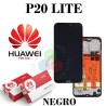 Huawei P20 Lite 2018 (ANE-LX1,ANE-L21) / Nova 3e - PANTALLA SERVICE PACK - NEGRO