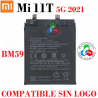 Xiaomi 11T 5G 2021 21081111RG / MI 11T 5G - BM59 - BATERÍA COMPATIBLE SIN LOGO