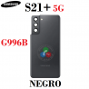 SAMSUNG S21 PLUS + 5G G996B - TAPA TRASERA CON LENTE - NEGRO