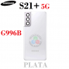 SAMSUNG S21 PLUS + 5G G996B - TAPA TRASERA CON LENTE - PLATA