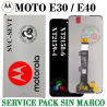 Motorola Moto E30 2021 XT2158-6 / Moto E40 2021 XT2159-4 - PANTALLA SERVICE PACK SIN MARCO