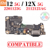 Xiaomi 12 5G 2022 2201123G / xiaomi 12X 5G 2022 2112123AG - PLACA DE CARGA compatible