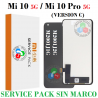 Xiaomi Mi 10 5G 2020 M2001J2G / Xiaomi Mi 10 Pro 5G 2020 M2001J1G ( version C ) - pantalla service pack sin marco
