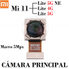 Xiaomi mi 11 Lite 5G NE 2021 2109119DG / MI 11 Lite 4G / MI 11 Lite 5G Camara trasera principal macro 5 Mpx