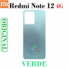 Xiaomi Redmi Note 12 4G / 23028RA60L / 23021RAA2Y / 23021RAAEG - TAPA TRASERA VERDE ORIGINAL