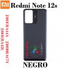 Xiaomi Redmi Note 12s 2303CRA44A 23030RAC7Y 2303ERA42L - TAPA TRASERA negro CON LOGO