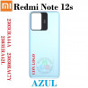 Xiaomi Redmi Note 12s 2303CRA44A 23030RAC7Y 2303ERA42L - TAPA TRASERA azul CON LOGO