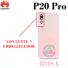 Huawei P20 Pro (CLT-L09, CLT-L29) - TAPA TRASERA CON LENTE - ROSA