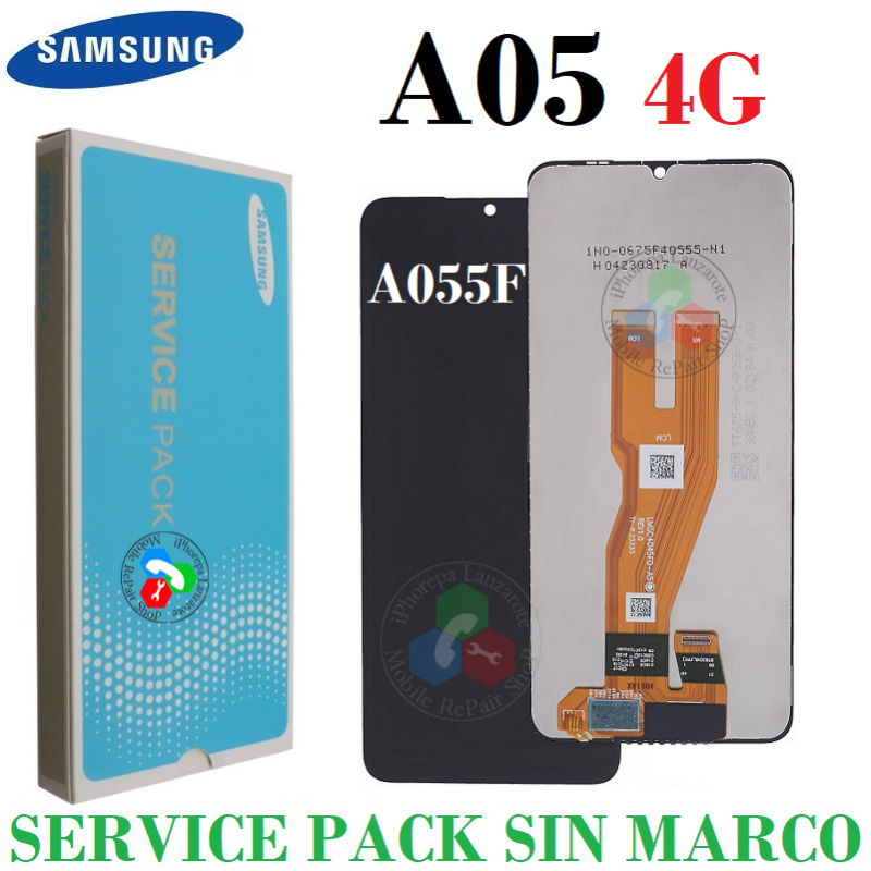 Samsung A05 4G 2023 A055F a055 - PANTALLA service pack SIN MARCO