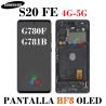 SAMSUNG S20 FE 4G G780F G780 / S20 FE 5G G781 G781B - PANTALLA BF8 SOFT OLED HQ CON MARCO NEGRO