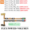 Xiaomi Redmi Note 11 Pro 5G / 11 Pro 4G / note 12 pro 4g / Poco X4 Pro 5G - Flex encendido power + volumen