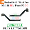 Xiaomi Mi 11i 5G M2012K11G 2021 / Poco F3 5G 2021 M2012K11AG / Redmi K40 / K40 Pro - flex lector sim reader - original