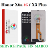 Huawei Honor X6a 4G 2023 WDY-LX1 / Honor X5 Plus WOD-LX1, WOD-LX2, WOD-LX3 - pantalla service pack sin marco