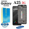 Samsung A25 5G 2023 A256B A256 - PANTALLA service pack CON MARCO