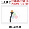 Samsung TAB 2 P5100, P5110, N8000, N8010, N8020 -PANTALLA TACTIL BLANCO