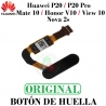 Huawei P20 (EML-L29) / P20 Pro (CLT-L09) / Mate 10 (ALP-L09 / ALP-L29) / Honor V10, View 10, Nova 2s - boton huella original
